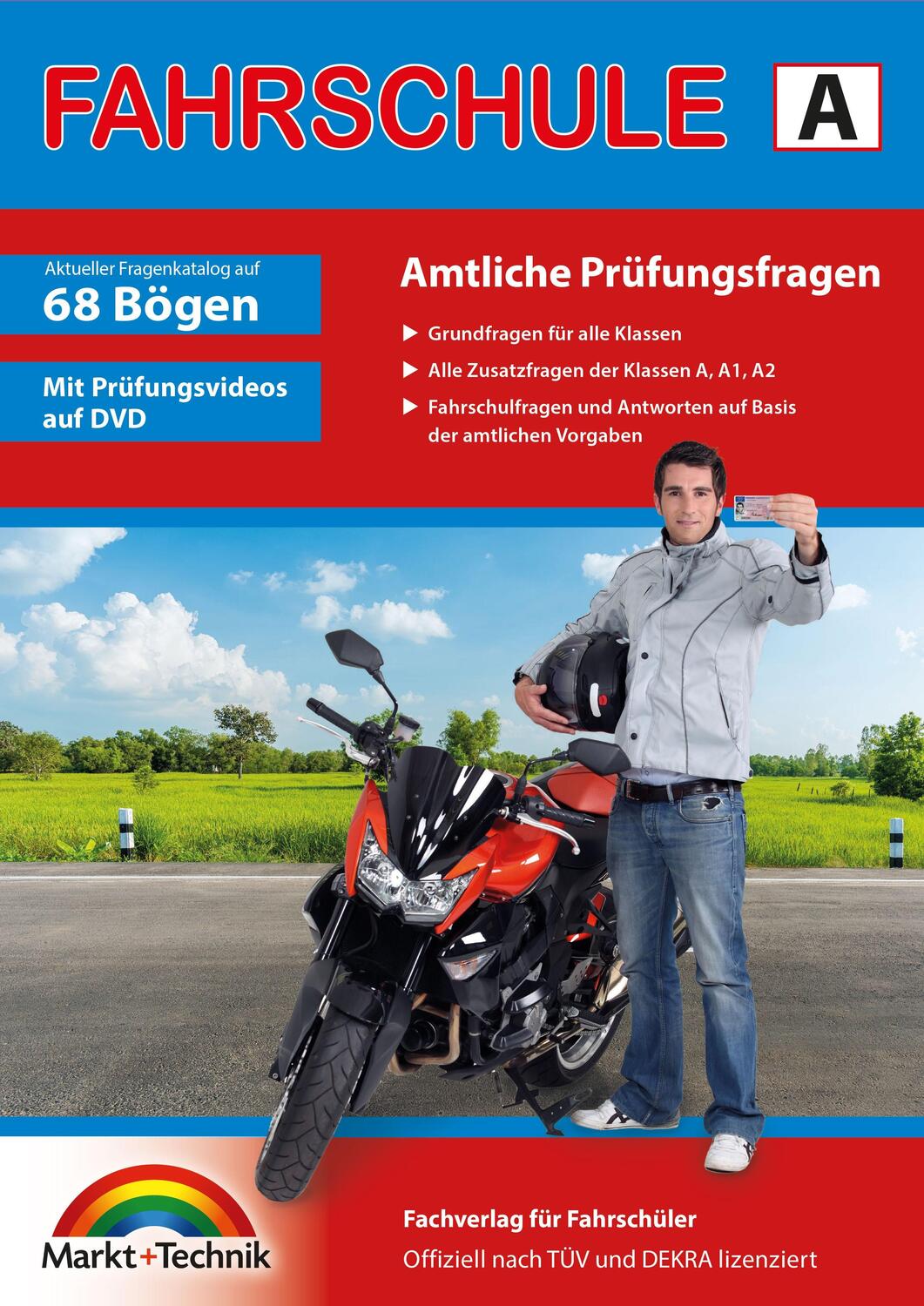 Cover: 9783959822138 | Führerschein Fragebogen Klasse A, A1, A2 - Motorrad Theorieprüfung...