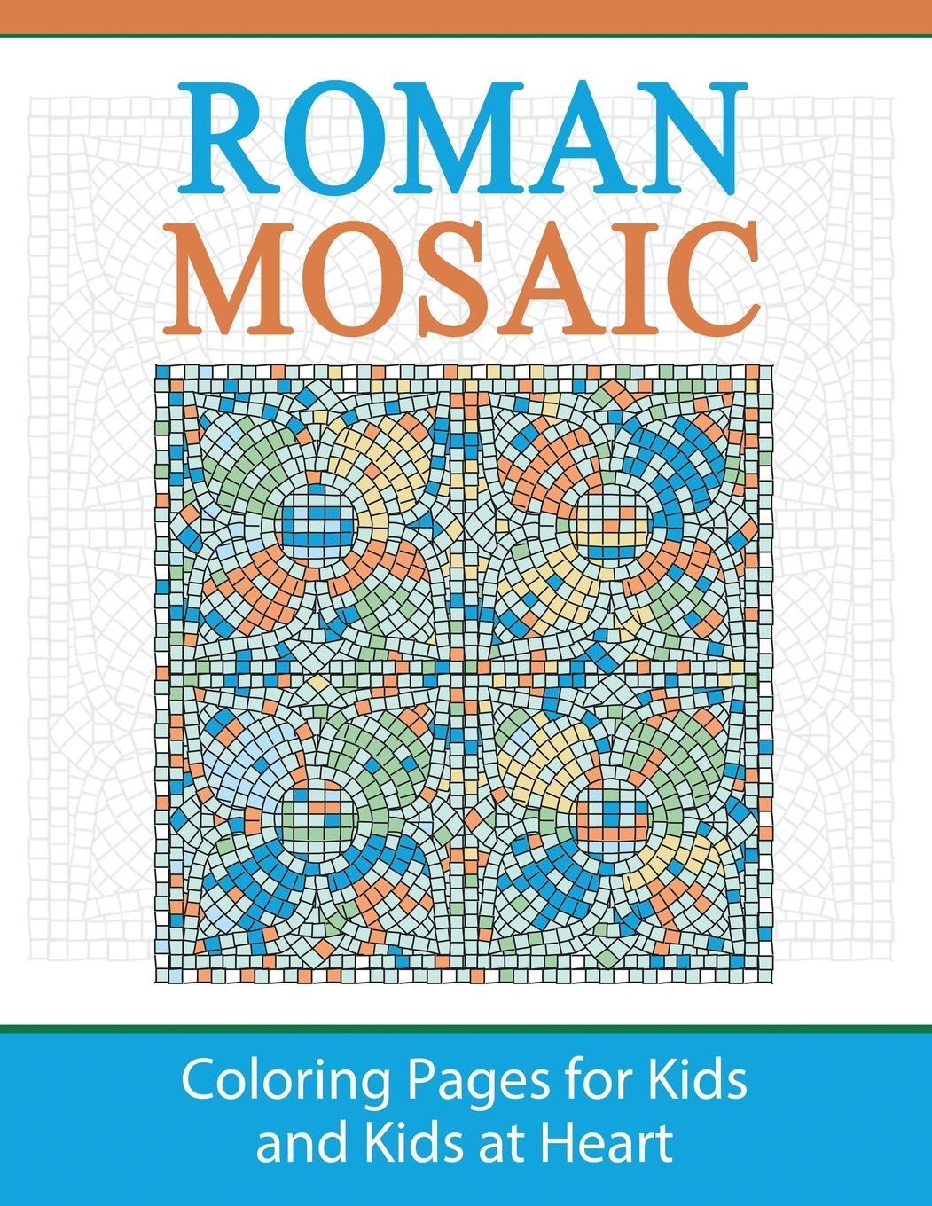 Cover: 9781948344135 | Roman Mosaic | Coloring Pages for Kids and Kids at Heart | Taschenbuch