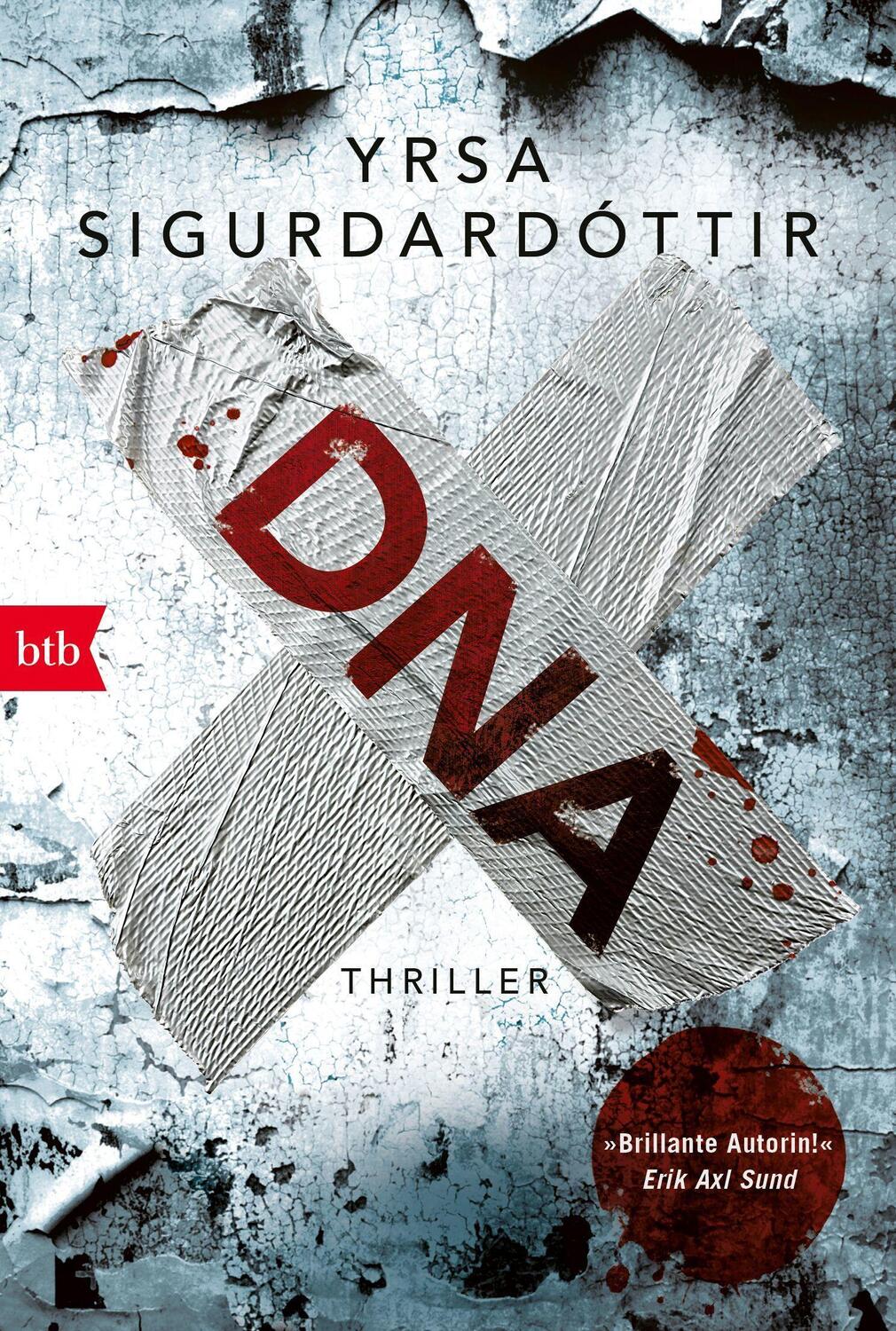 Cover: 9783442715756 | DNA | Yrsa Sigurdardóttir | Taschenbuch | Deutsch | 2017 | btb