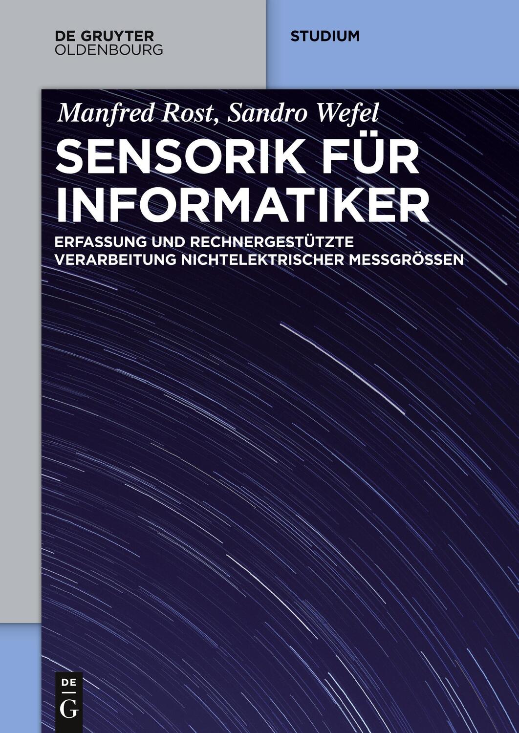 Cover: 9783110351576 | Sensorik für Informatiker | Manfred Rost (u. a.) | Taschenbuch | X