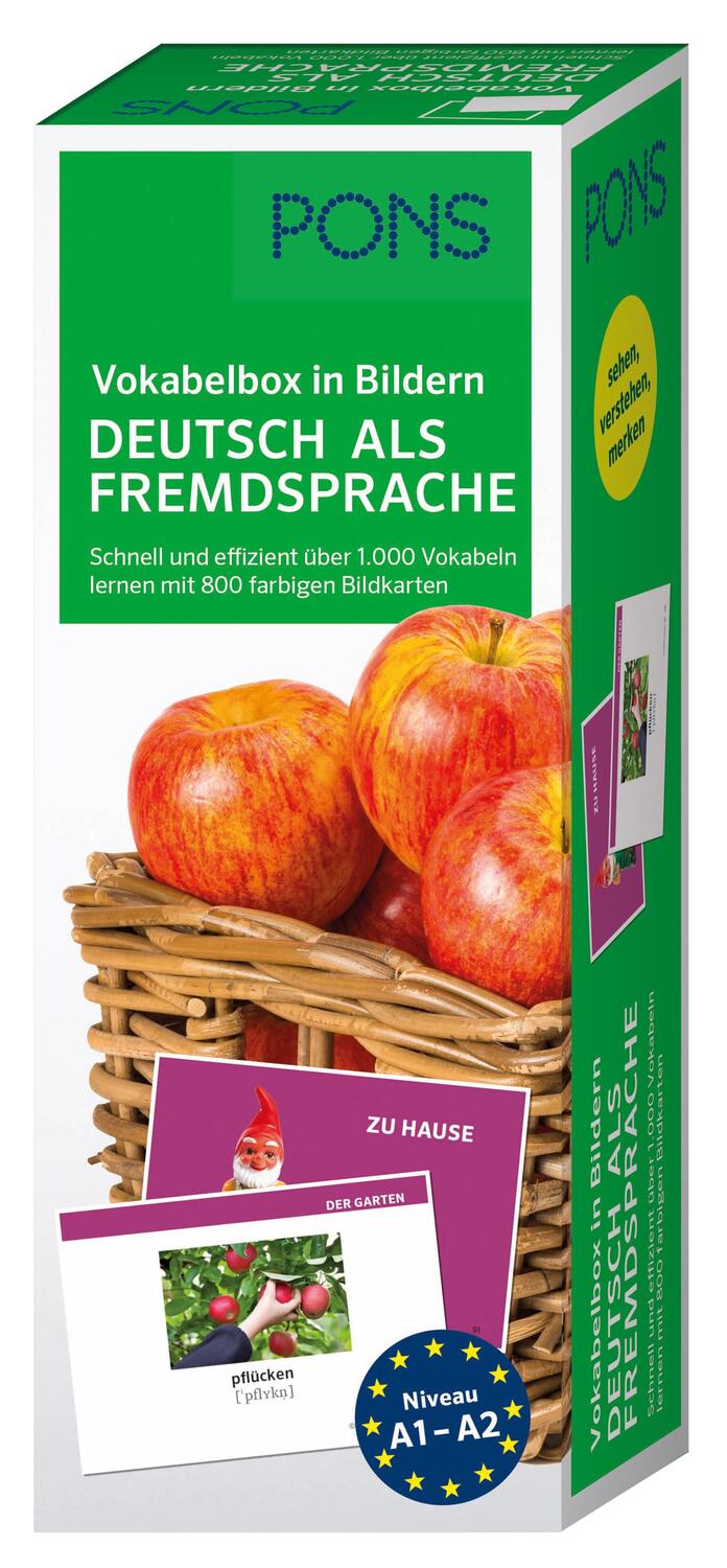 Cover: 9783125621541 | PONS Vokabelbox in Bildern Deutsch als Fremdsprache | Taschenbuch