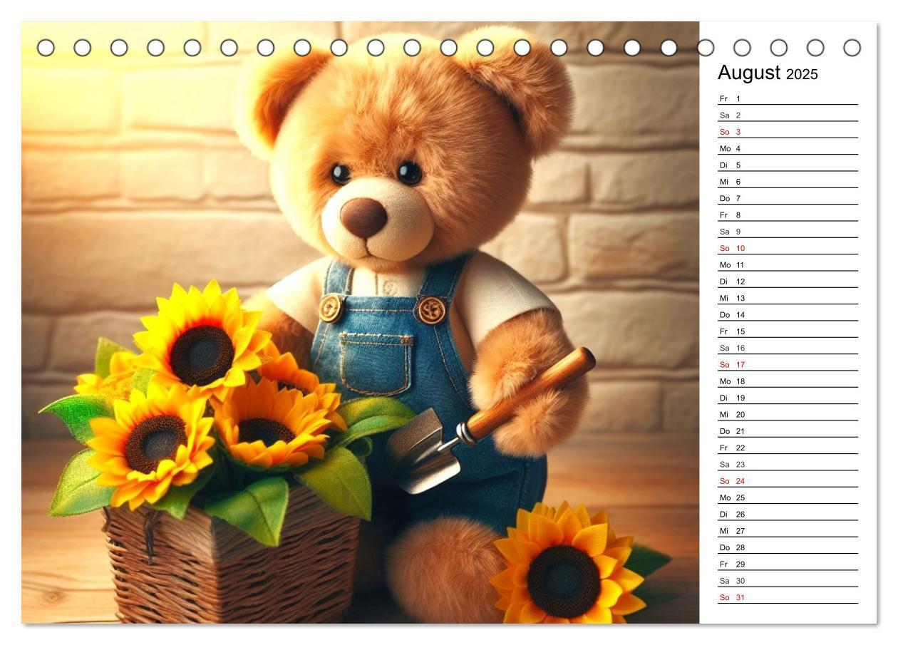 Bild: 9783383772337 | Teddys - Die Jahresreise der KI-Teddybären (Tischkalender 2025 DIN...