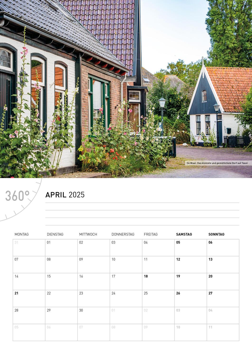 Bild: 9783968555775 | 360° Texel Broschürenkalender 2025 | Tanja Neumann | Kalender | 28 S.