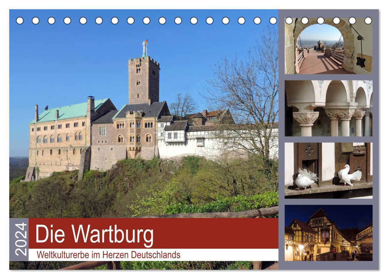 Cover: 9783383145476 | Die Wartburg - Weltkulturerbe im Herzen Deutschlands (Tischkalender...
