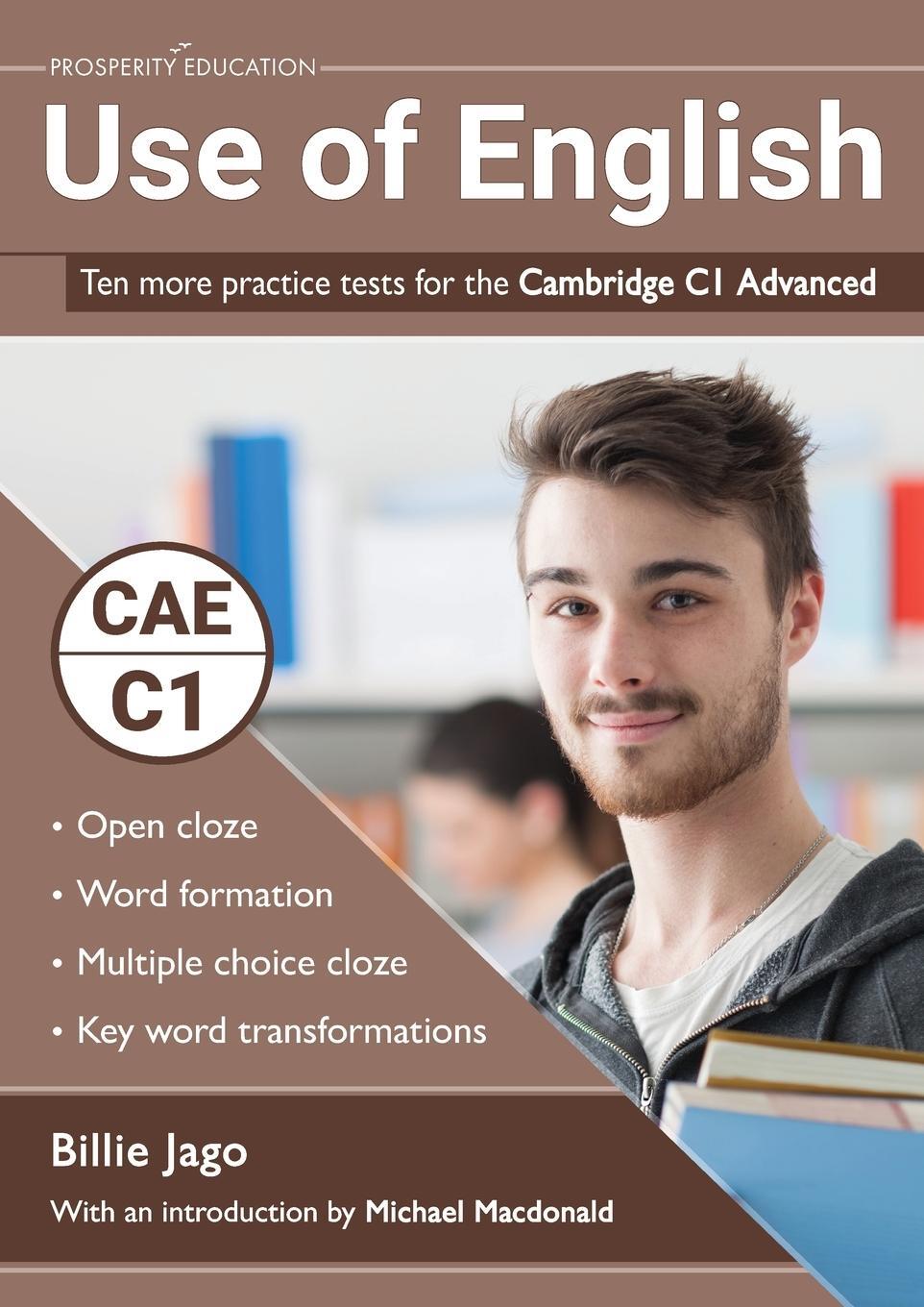 Cover: 9781916129771 | Use of English | Ten more practice tests for the Cambridge C1 Advanced