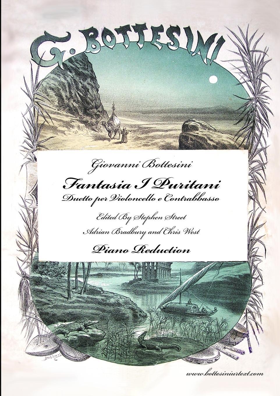 Cover: 9781838128753 | Fantasia I Puritani Duetto For Double Bass and Cello - Piano Reduction