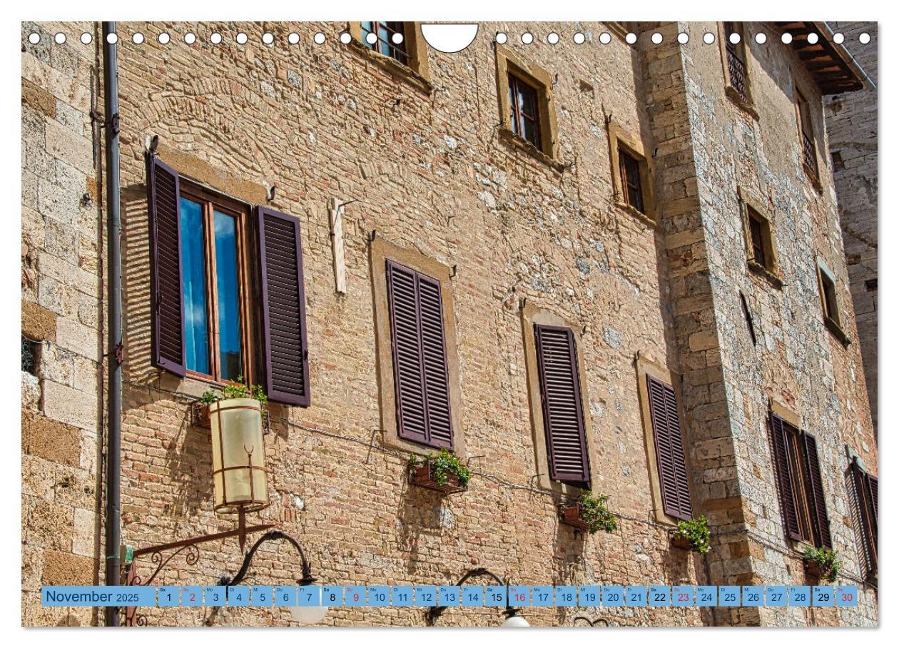 Bild: 9783383921520 | Impressionen aus San Gimignano (Wandkalender 2025 DIN A4 quer),...