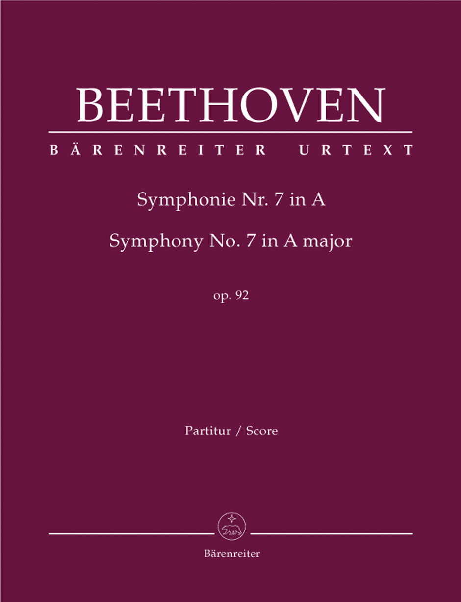 Cover: 9790006500383 | Symphonie Nr. 7 A-Dur op. 92 | Dt/engl, Bärenreiter Urtext | Beethoven