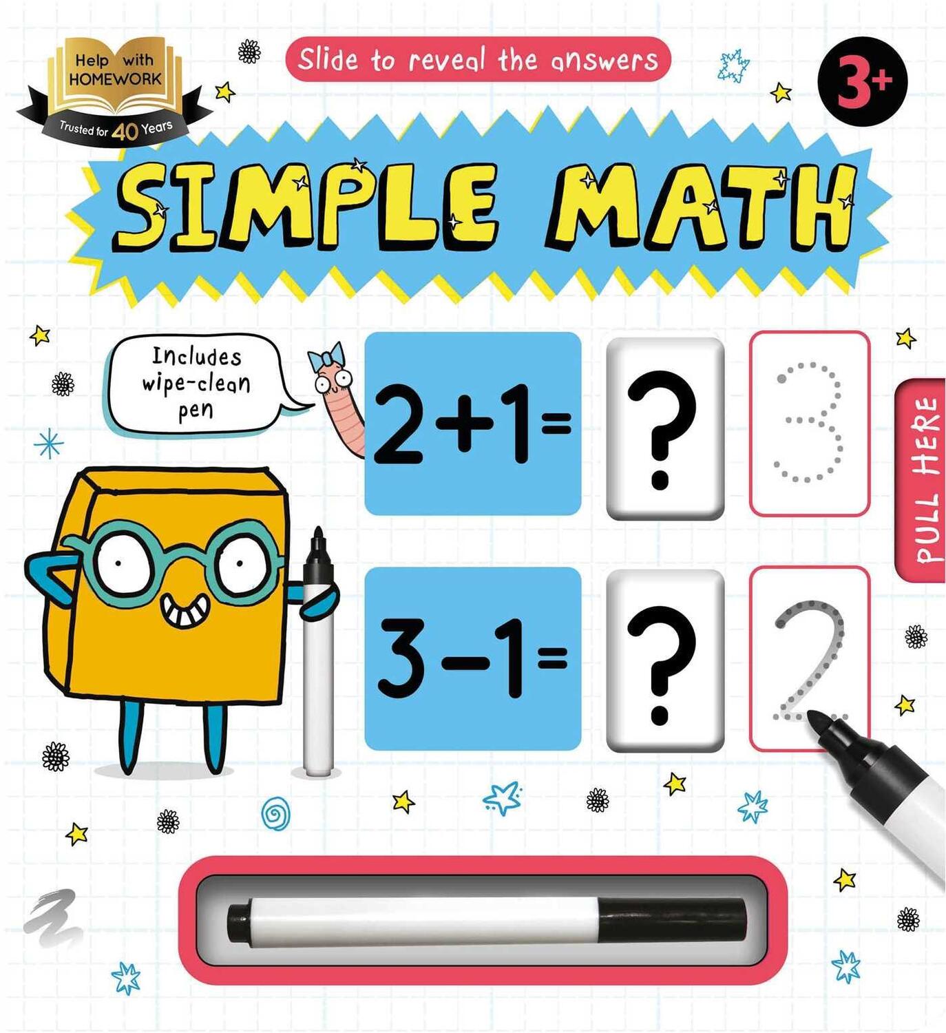 Cover: 9781801087193 | Help with Homework: Simple Math-Wipe-Clean Workbook Includes...