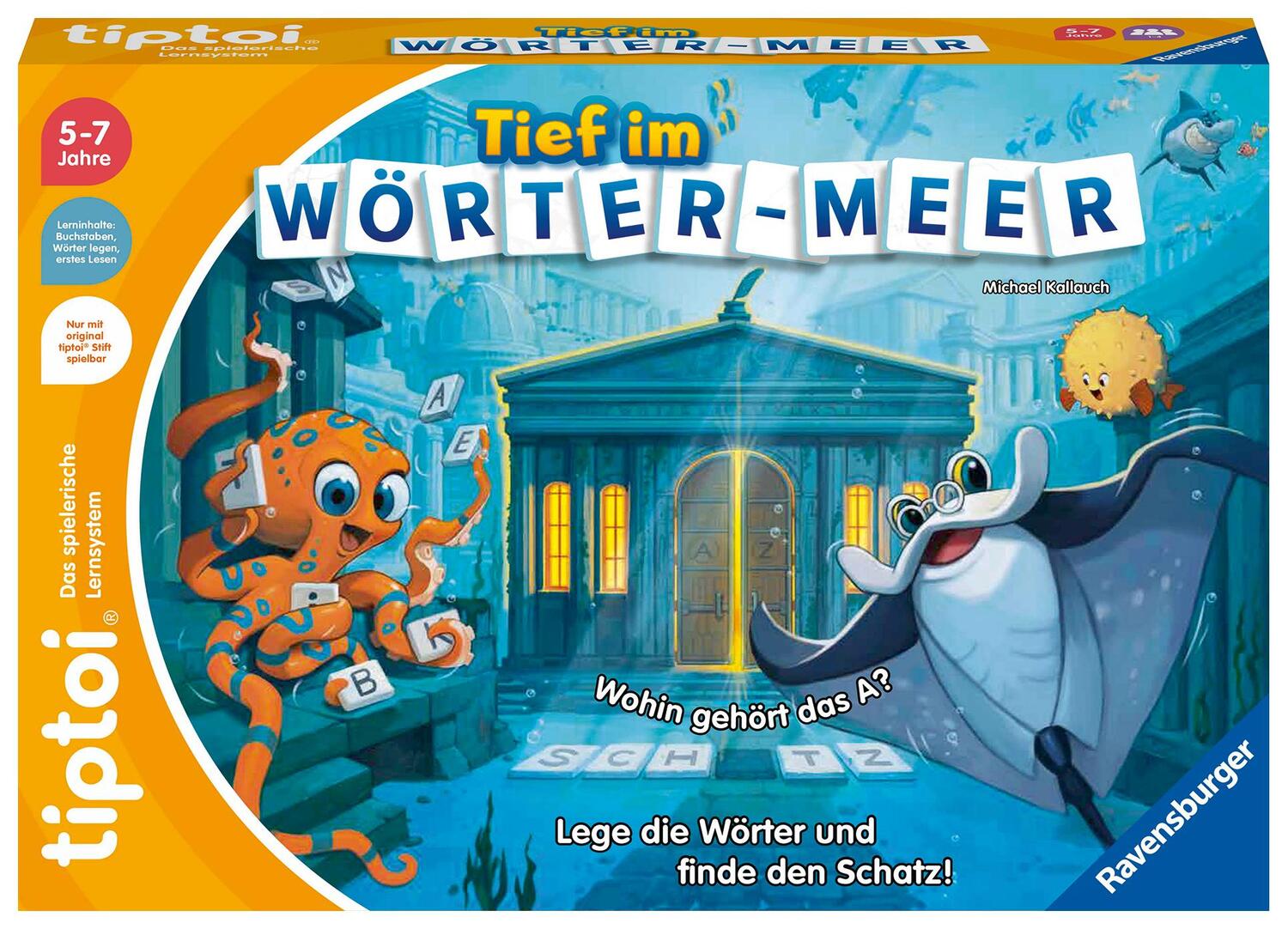 Cover: 4005556001033 | Ravensburger tiptoi 00103 Tief im Wörter-Meer, Spiel für Kinder von...