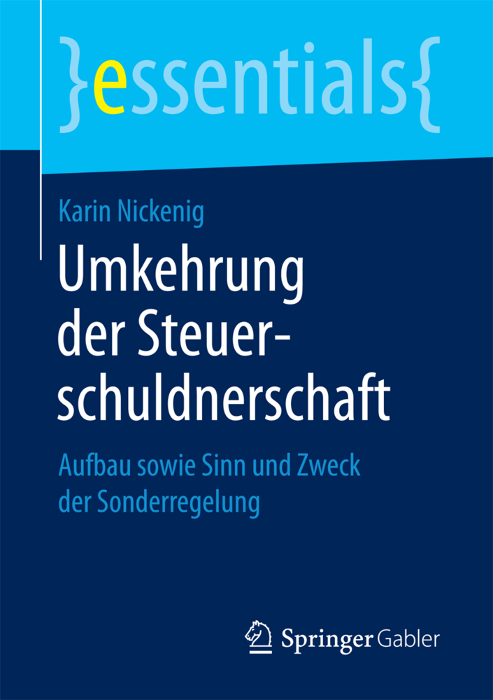 Cover: 9783658183615 | Umkehrung der Steuerschuldnerschaft | Karin Nickenig | Taschenbuch
