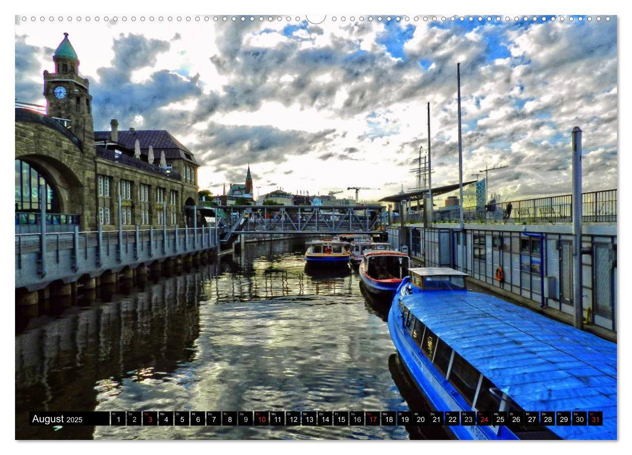 Bild: 9783435689538 | Faszination Hafen - Hamburg (Wandkalender 2025 DIN A2 quer),...