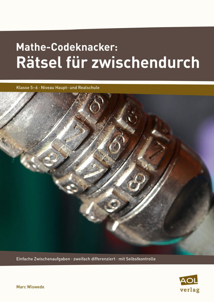 Cover: 9783403103448 | Mathe-Codeknacker: Rätsel für zwischendurch 5/6 | Marc Wiswede | 2015