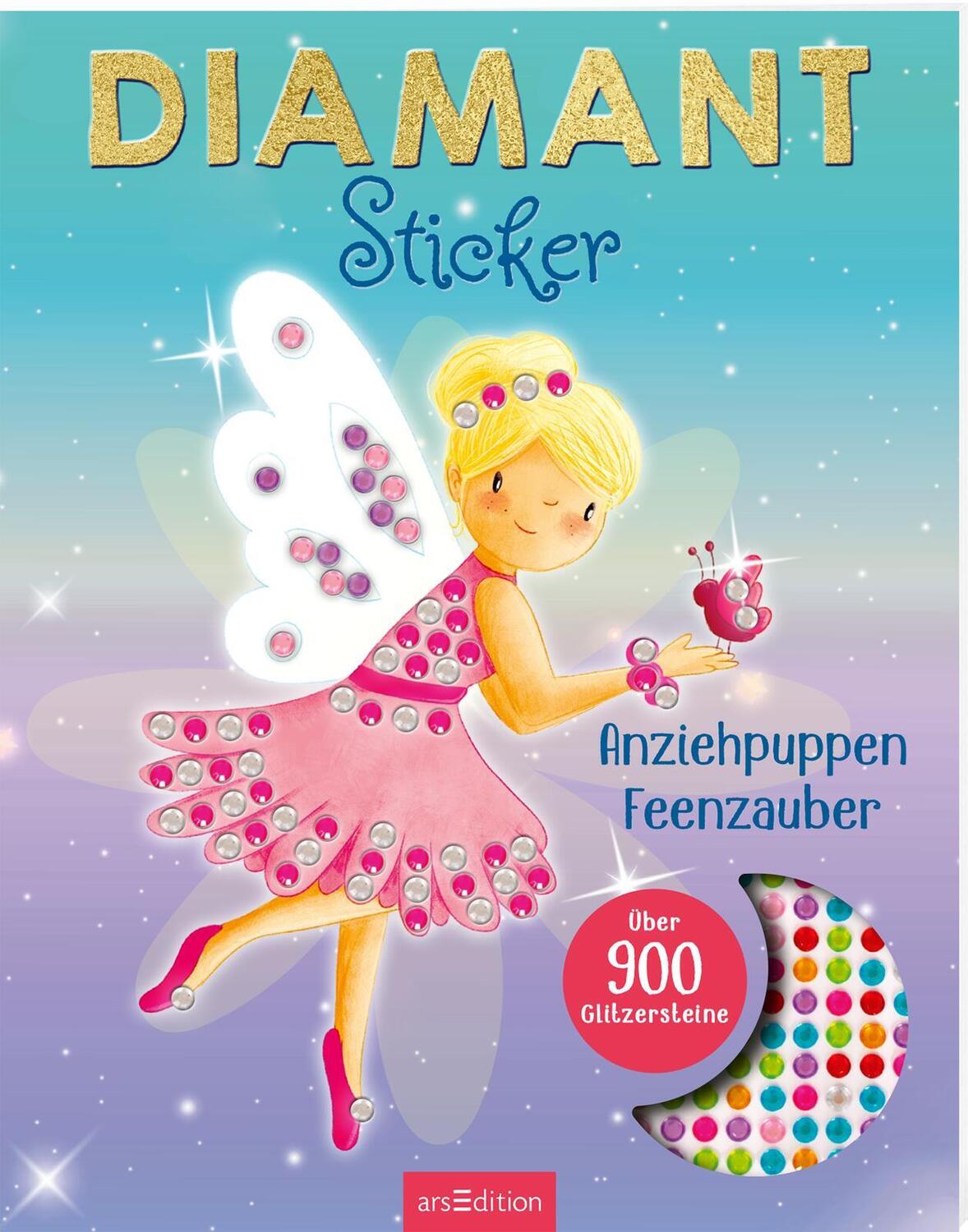 Cover: 9783845859262 | Diamantsticker Anziehpuppen - Feenzauber | Über 900 Glitzersteine