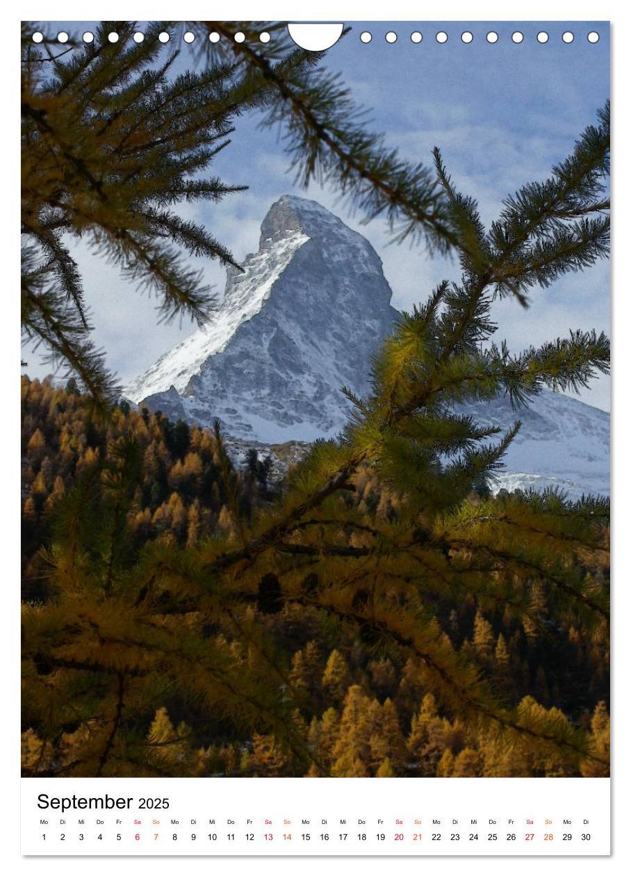 Bild: 9783457040720 | Horu Matterhorn im Hochformat (Wandkalender 2025 DIN A4 hoch),...