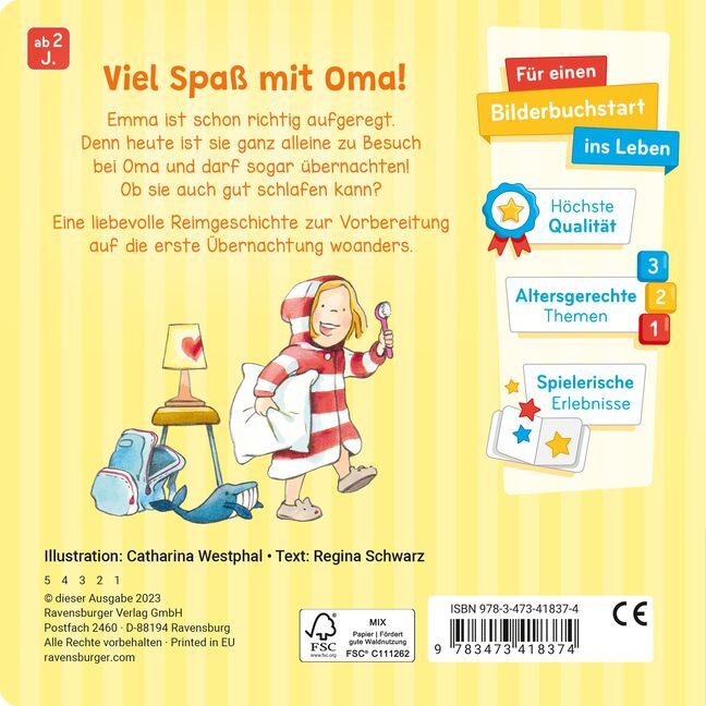 Bild: 9783473418374 | Zu Besuch bei Oma | Regina Schwarz | Buch | 16 S. | Deutsch | 2023