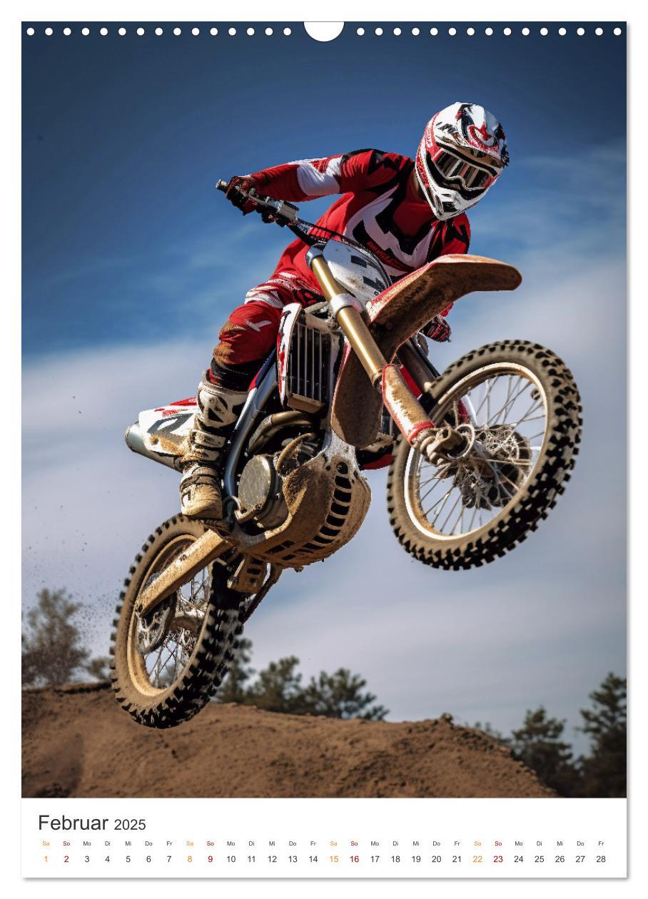 Bild: 9783435856305 | Motocross - Mit Leib und Seele dabei (Wandkalender 2025 DIN A3...