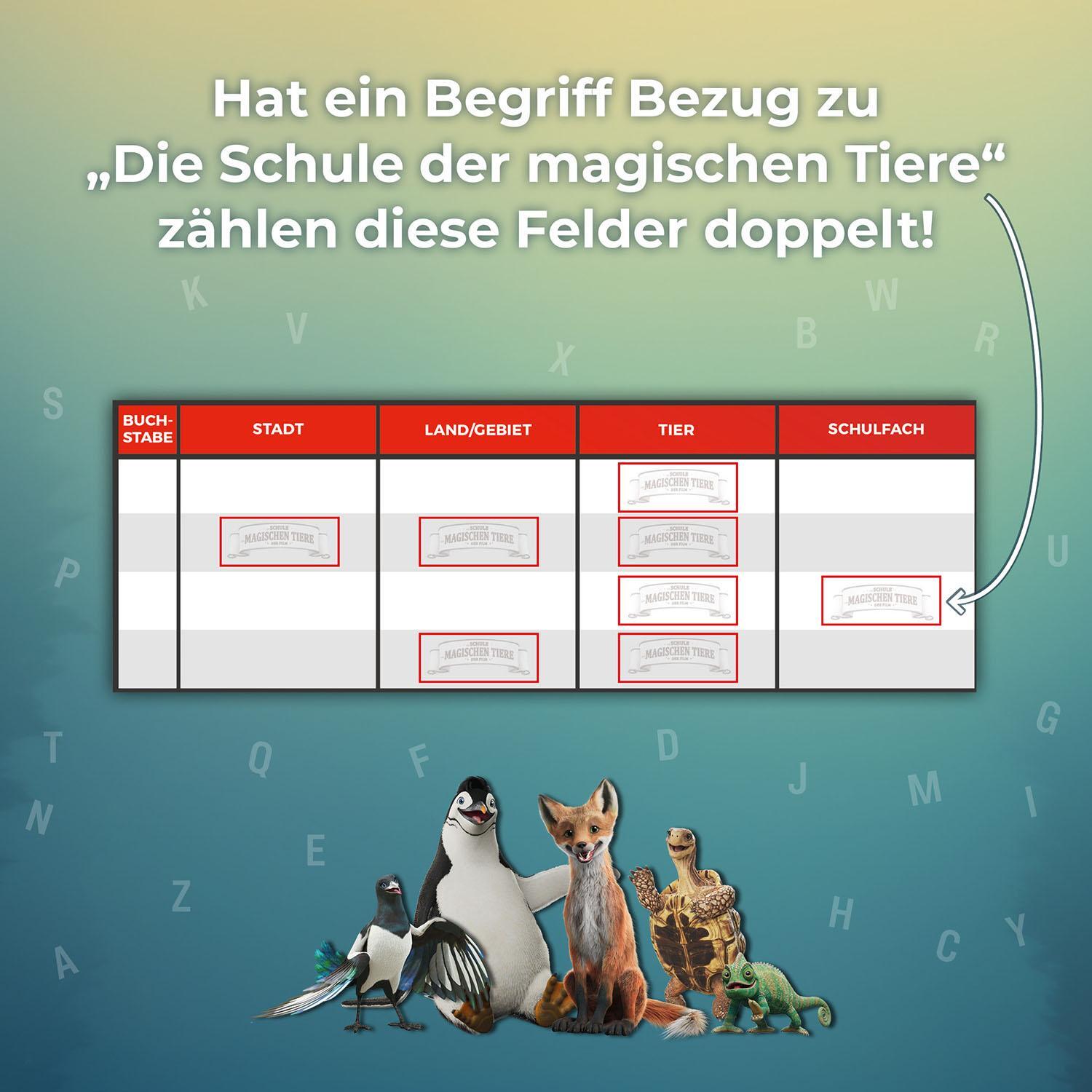 Bild: 4002051684372 | Stadt - Land - Die Schule der magischen Tiere | Spiel | Spiel | 684372