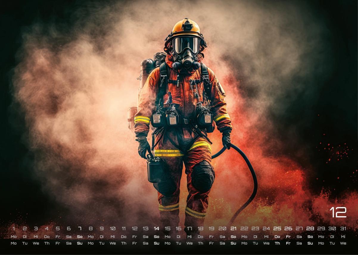 Bild: 9783986733995 | FIREFIGHTER - Retter in der Not - Feuerwehr - 2025 - Kalender DIN A3