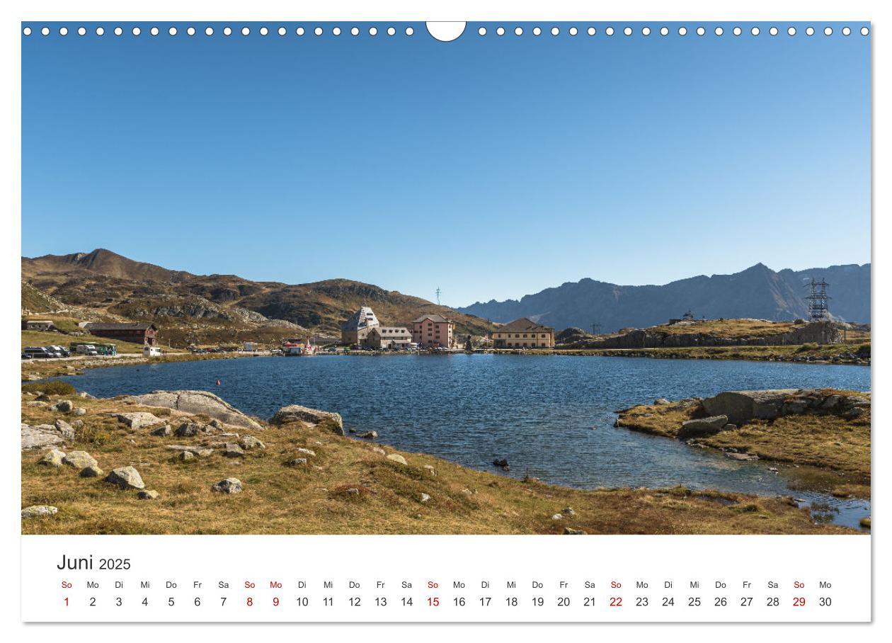 Bild: 9783435480555 | Schweizer Alpenpässe (Wandkalender 2025 DIN A3 quer), CALVENDO...