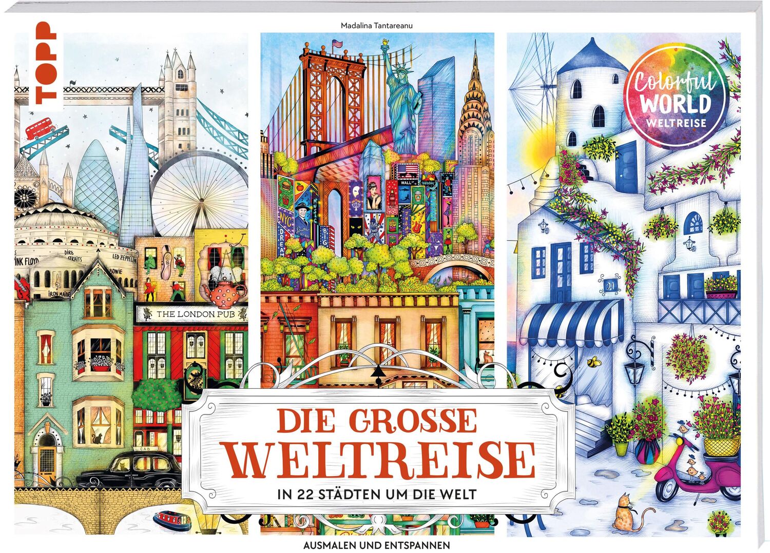 Cover: 9783735881441 | Colorful World - Die große Weltreise | Madalina Tantareanu | Buch