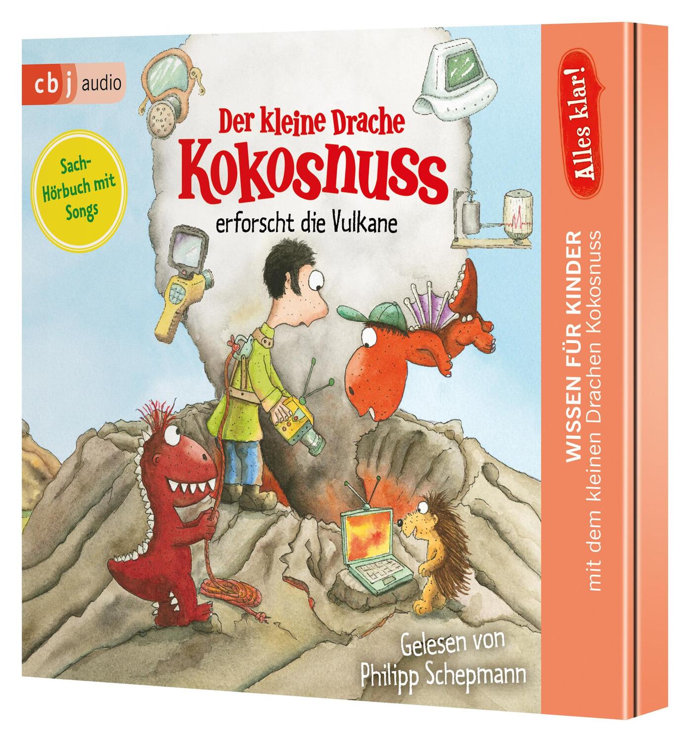 Cover: 9783837124200 | Alles klar! Der kleine Drache Kokosnuss erforscht die Vulkane | CD