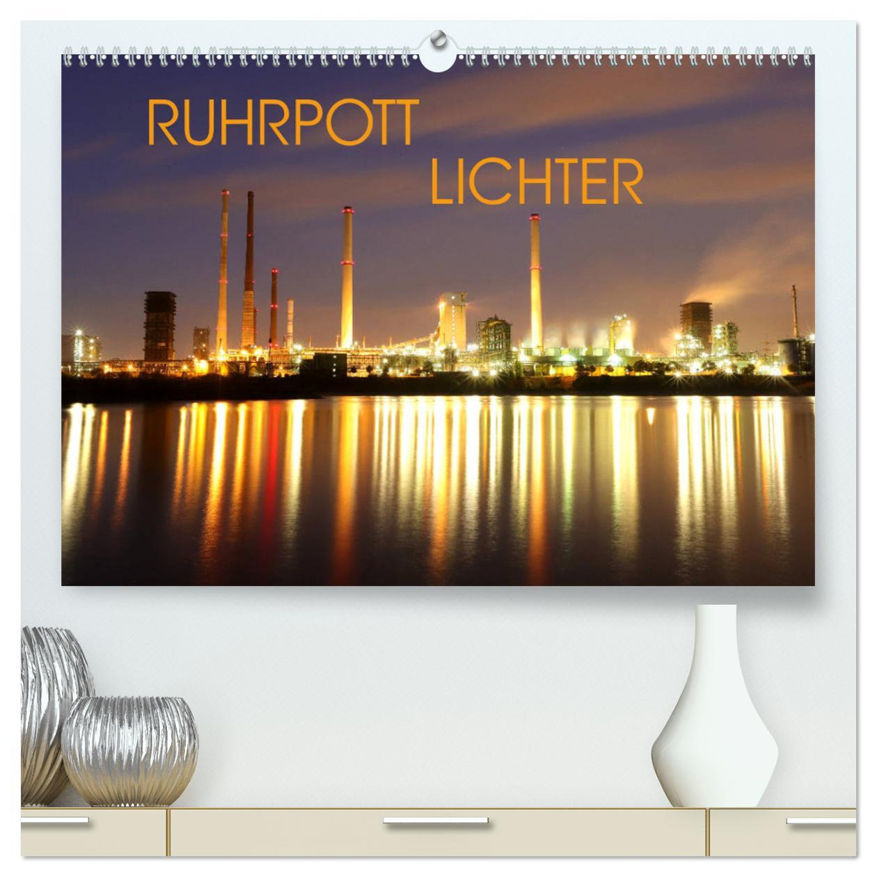 Cover: 9783435297405 | RUHRPOTT LICHTER (hochwertiger Premium Wandkalender 2025 DIN A2...