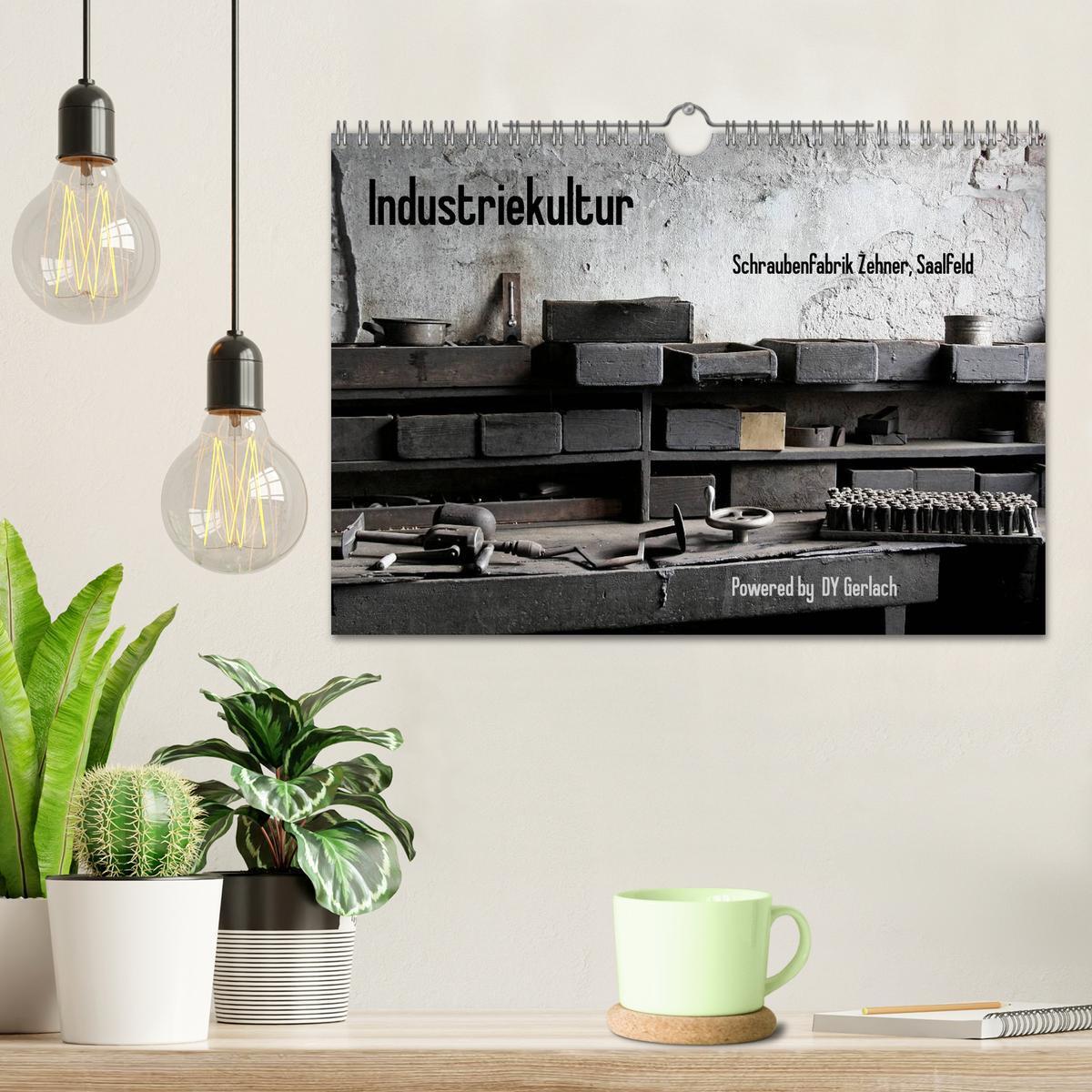 Bild: 9783435834501 | Industriekultur, Schraubenfabrik Zehner, Saalfeld (Wandkalender...