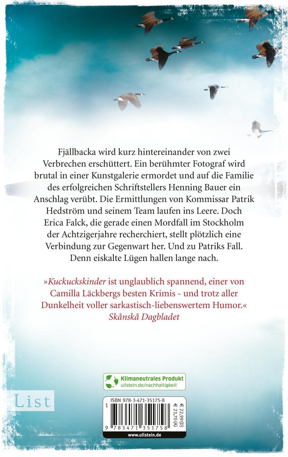 Rückseite: 9783471351758 | Kuckuckskinder | Camilla Läckberg | Buch | 416 S. | Deutsch | 2022