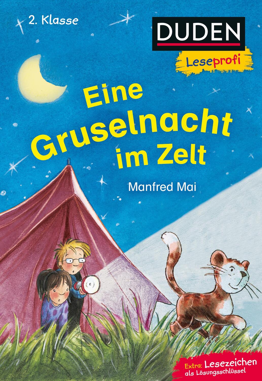 Cover: 9783737334426 | Duden Leseprofi - Eine Gruselnacht im Zelt, 2. Klasse | Manfred Mai