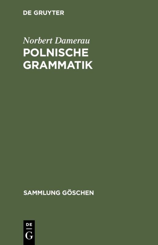 Cover: 9783110138191 | Polnische Grammatik | Norbert Damerau | Taschenbuch | Deutsch | 1992