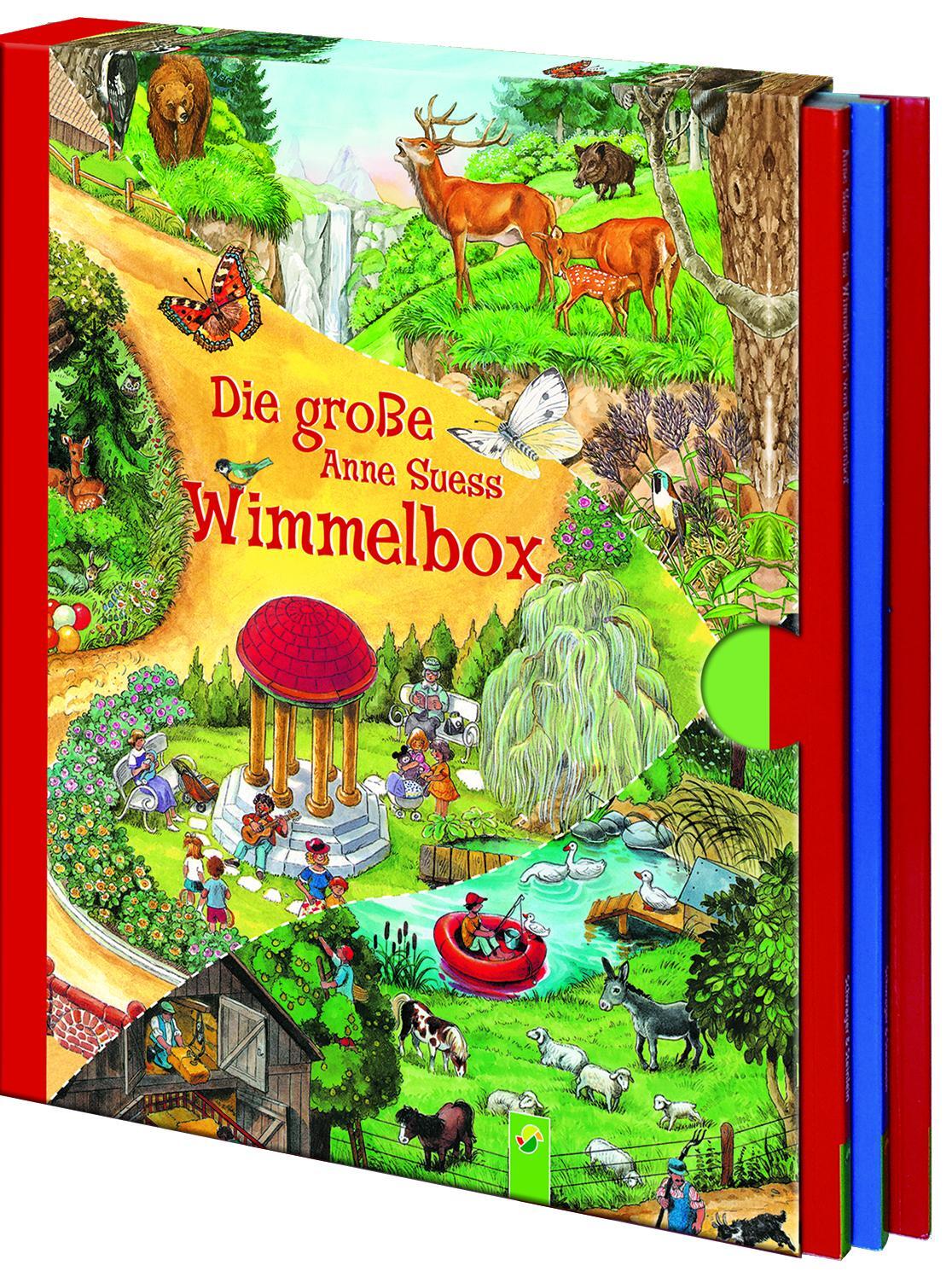 Bild: 9783849901288 | Die große Anne Suess Wimmelbox | 3 Wimmelbücher im Schuber | Suess