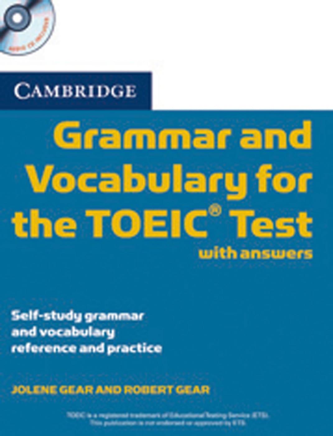 Cover: 9783125347038 | Cambridge Grammar and Vocabulary for the TOEIC Test | Gear (u. a.)