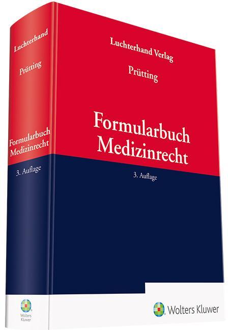 Cover: 9783472097594 | Formularbuch Medizinrecht | Dorothea Prütting | Buch | LI | Deutsch