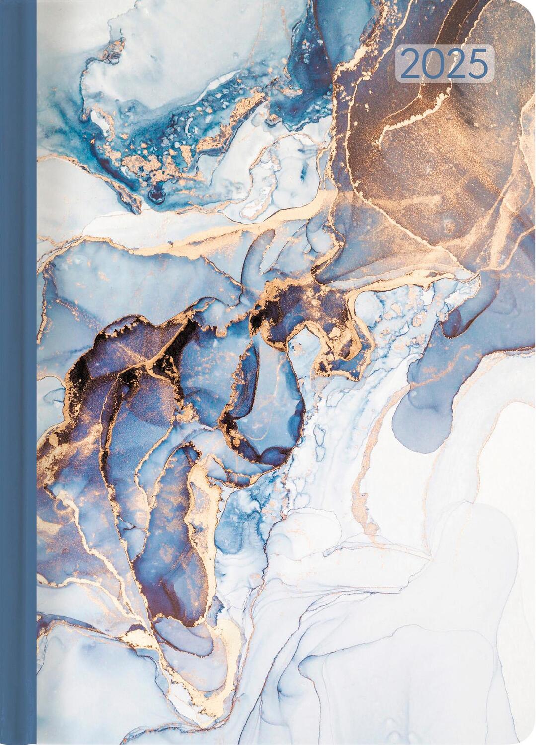 Cover: 4251732344658 | Ladytimer Marble 2025 - Taschenkalender A6 (10,7x15,2 cm) - Weekly...