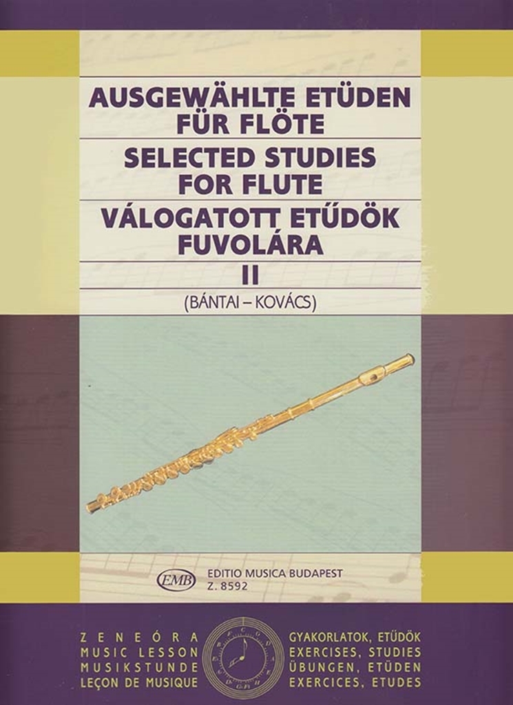 Cover: 9790080085929 | Ausgewählte Etüden Band 2 für Flöte | Selected Studies for Flute 2