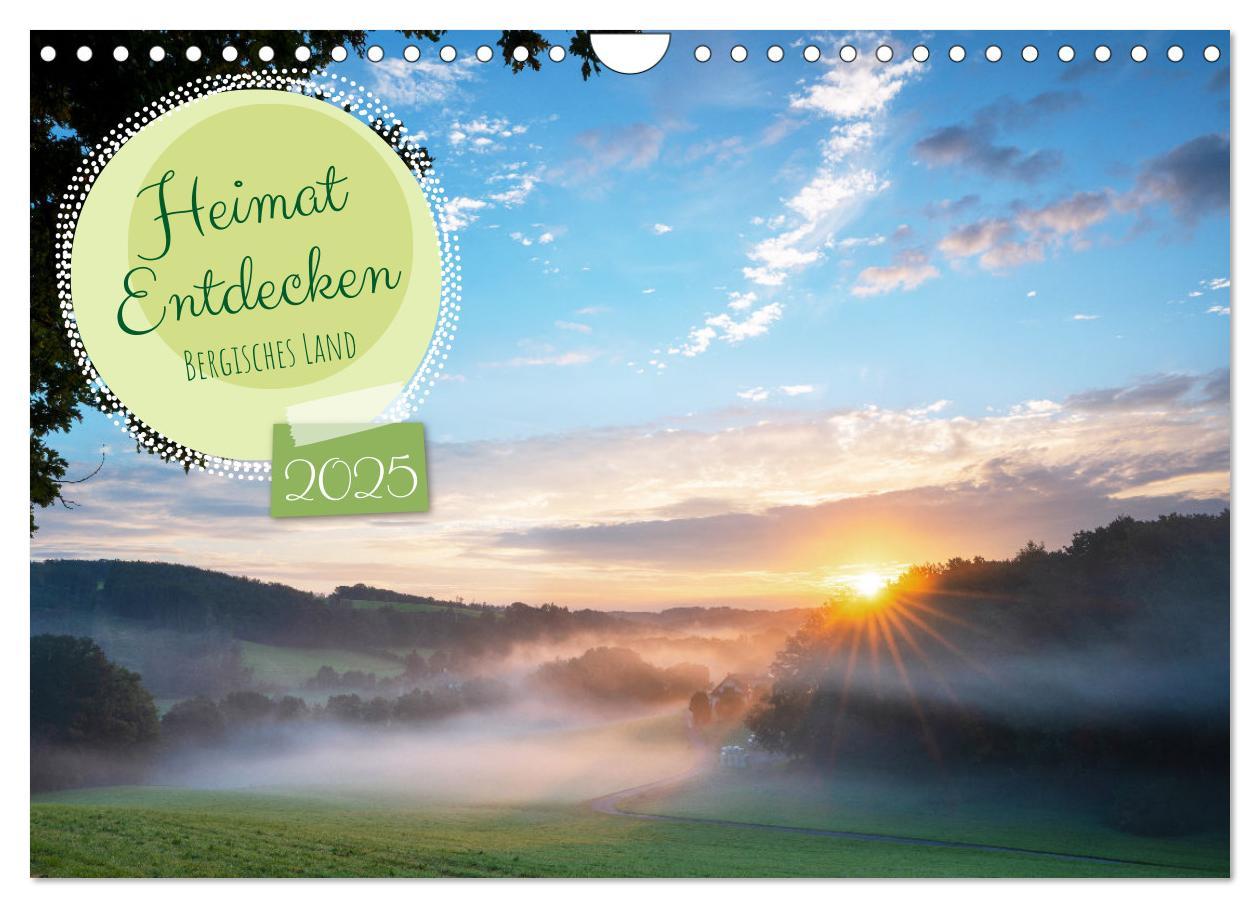 Cover: 9783435000302 | Heimat Entdecken: Bergisches Land (Wandkalender 2025 DIN A4 quer),...