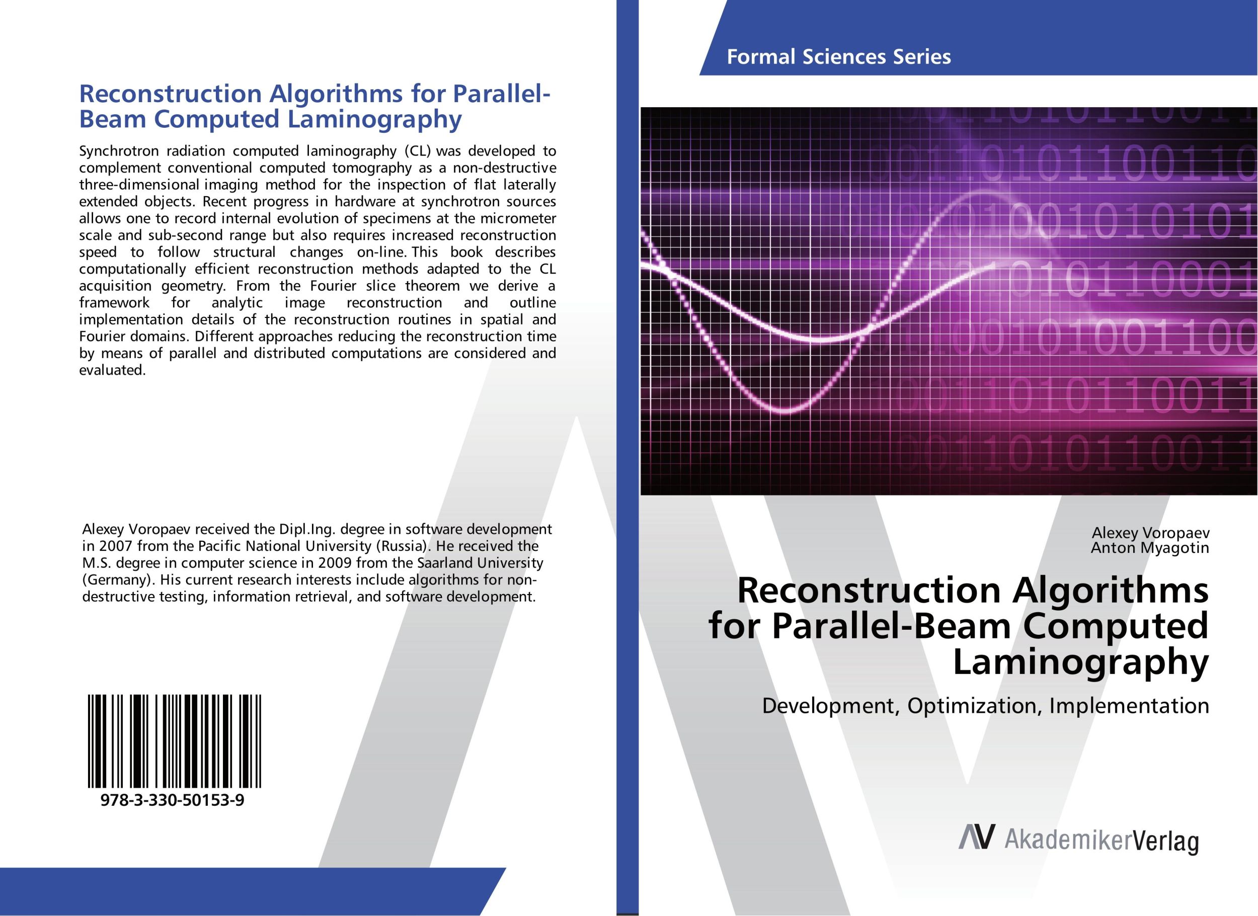 Cover: 9783330501539 | Reconstruction Algorithms for Parallel-Beam Computed Laminography