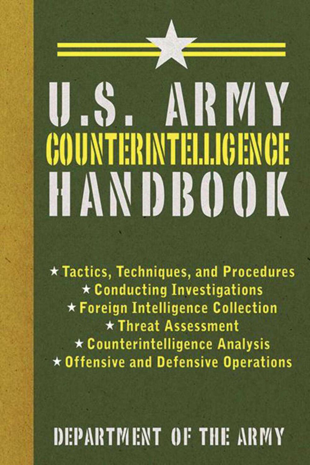 Cover: 9781620874783 | U.S. Army Counterintelligence Handbook | U S Department of the Army