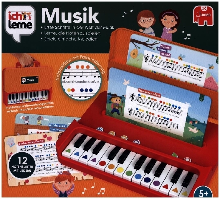 Cover: 8721017600589 | Ich lerne Musik | Spiel | Deutsch | 2024 | Jumbo Spiele GmbH