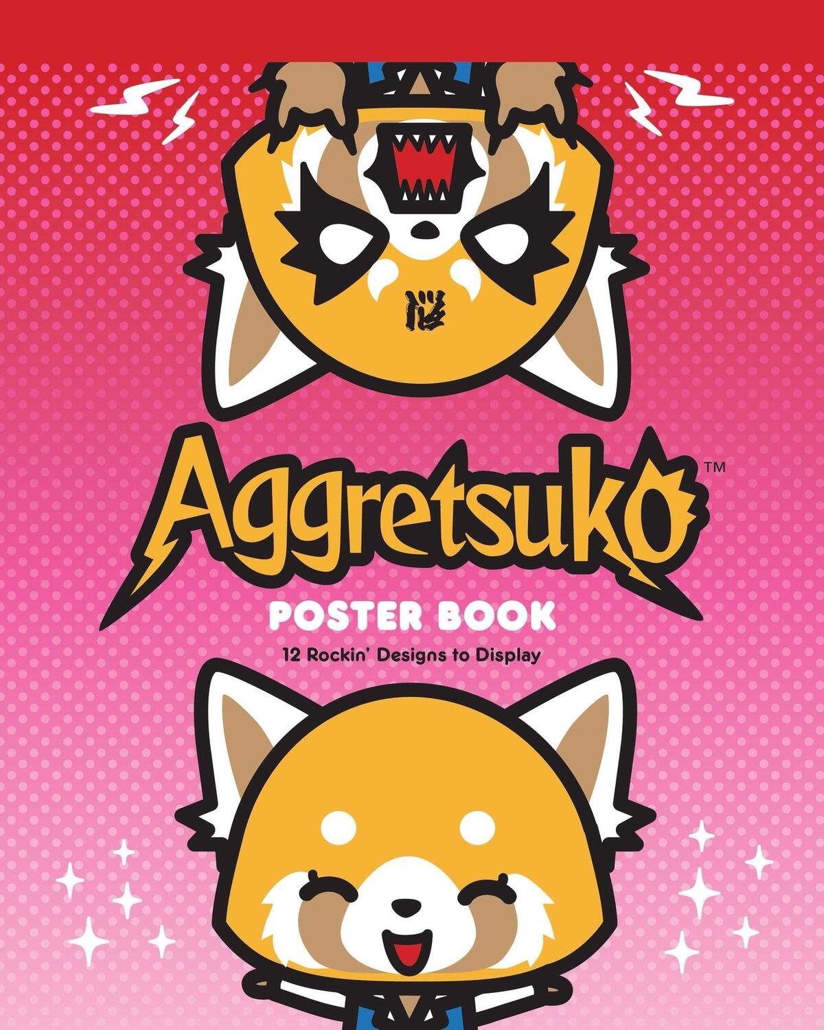 Cover: 9780762474172 | Aggretsuko Poster Book | 12 Rockin' Designs to Display | Sanrio Sanrio