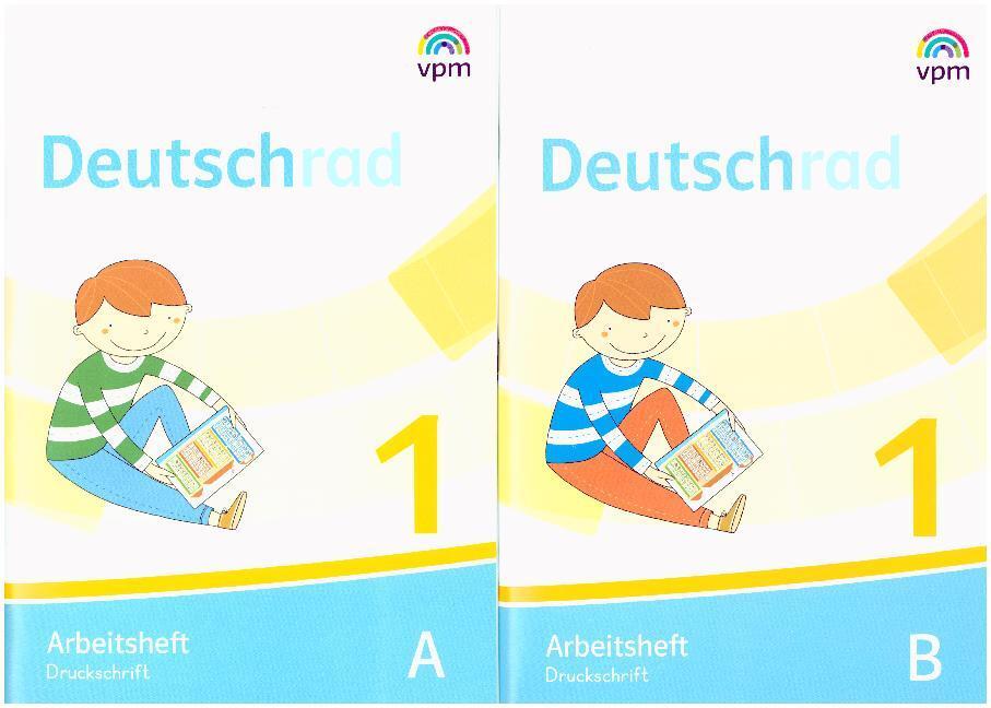 Cover: 9783120116189 | Deutschrad 1. Arbeitsheft und Buchstabenheft Druckschrift (Paket)....