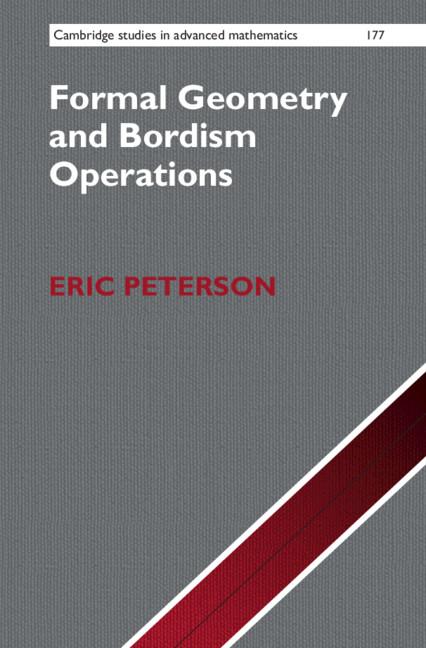 Cover: 9781108428033 | Formal Geometry and Bordism Operations | Eric Peterson | Buch | 2019