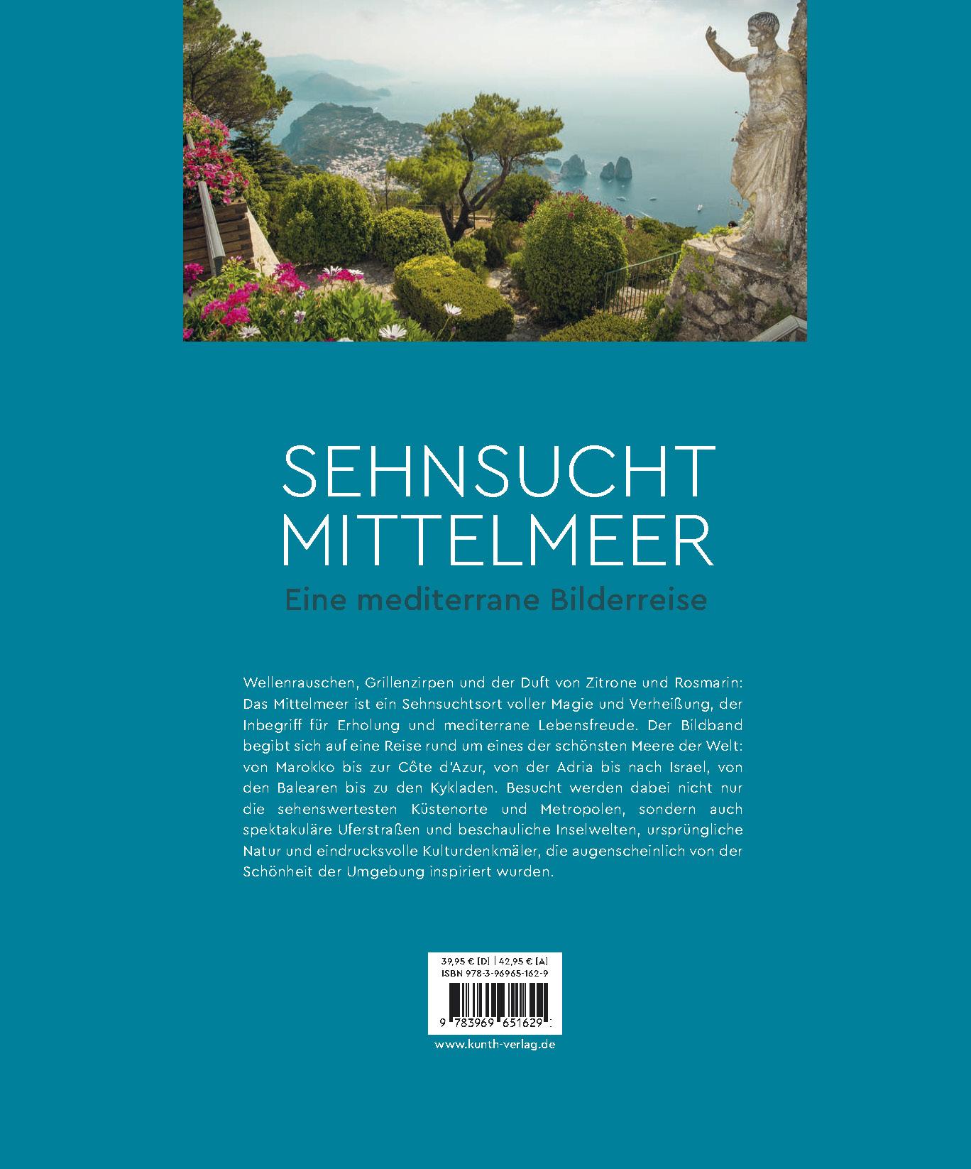 Rückseite: 9783969651629 | KUNTH Bildband Sehnsucht Mittelmeer | Eine mediterrane Bilderreise