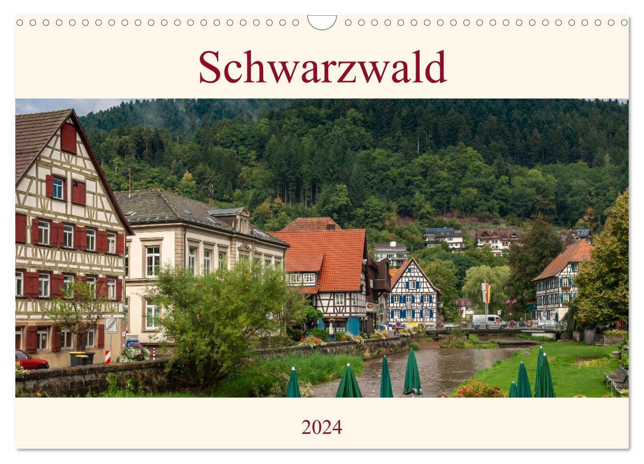 Cover: 9783383087677 | Schwarzwald (Wandkalender 2024 DIN A3 quer), CALVENDO Monatskalender
