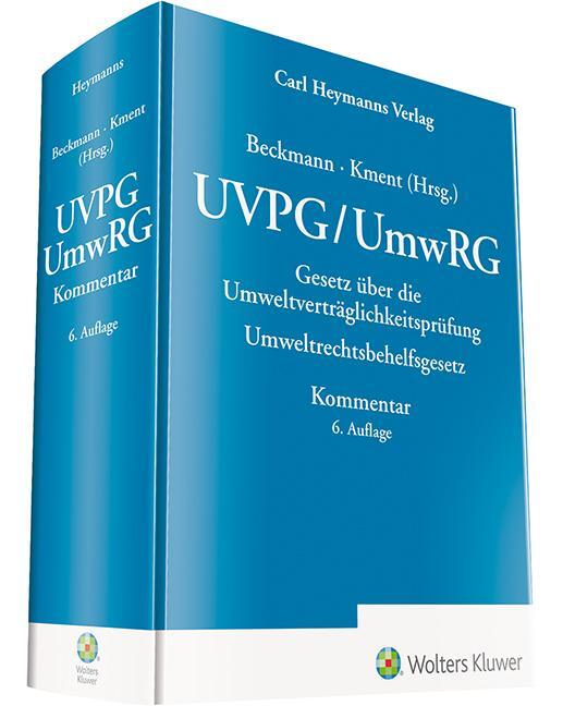 Cover: 9783452299581 | UVPG / UmwRG - Kommentar | Martin Beckmann (u. a.) | Buch | LXXVII