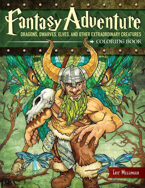 Cover: 9781497202436 | Fantasy Adventure Coloring Book: Dragons, Dwarves, Elves, and Other...