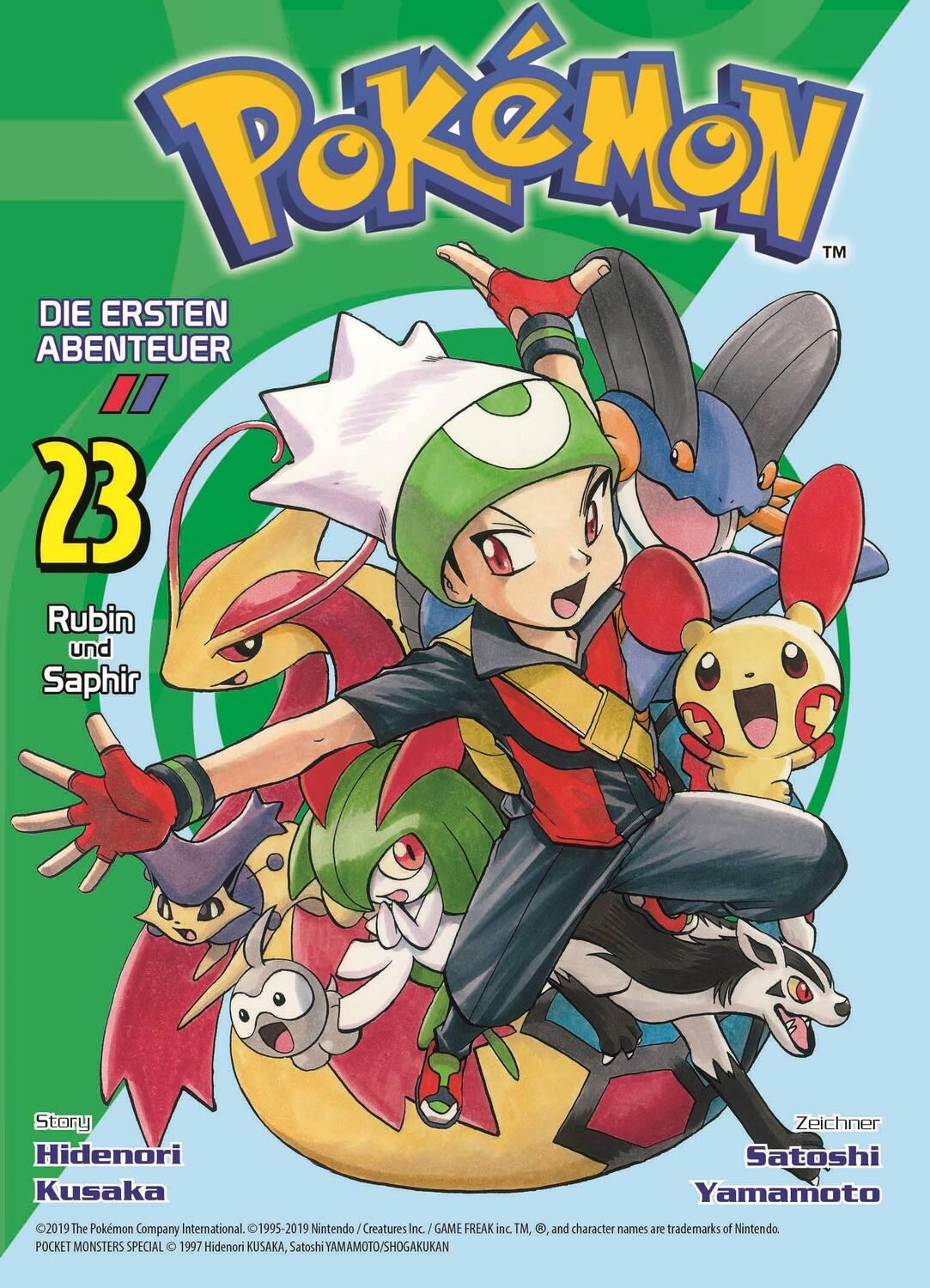 Cover: 9783741612145 | Pokémon - Die ersten Abenteuer | Bd. 23: Rubin und Saphir | Buch