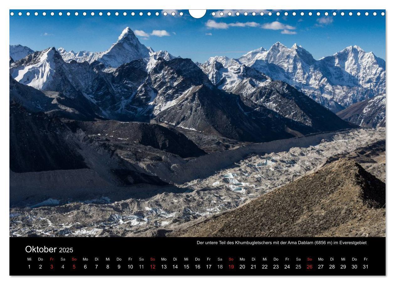 Bild: 9783435647873 | Himalaya - Dach der Welt (Wandkalender 2025 DIN A3 quer), CALVENDO...