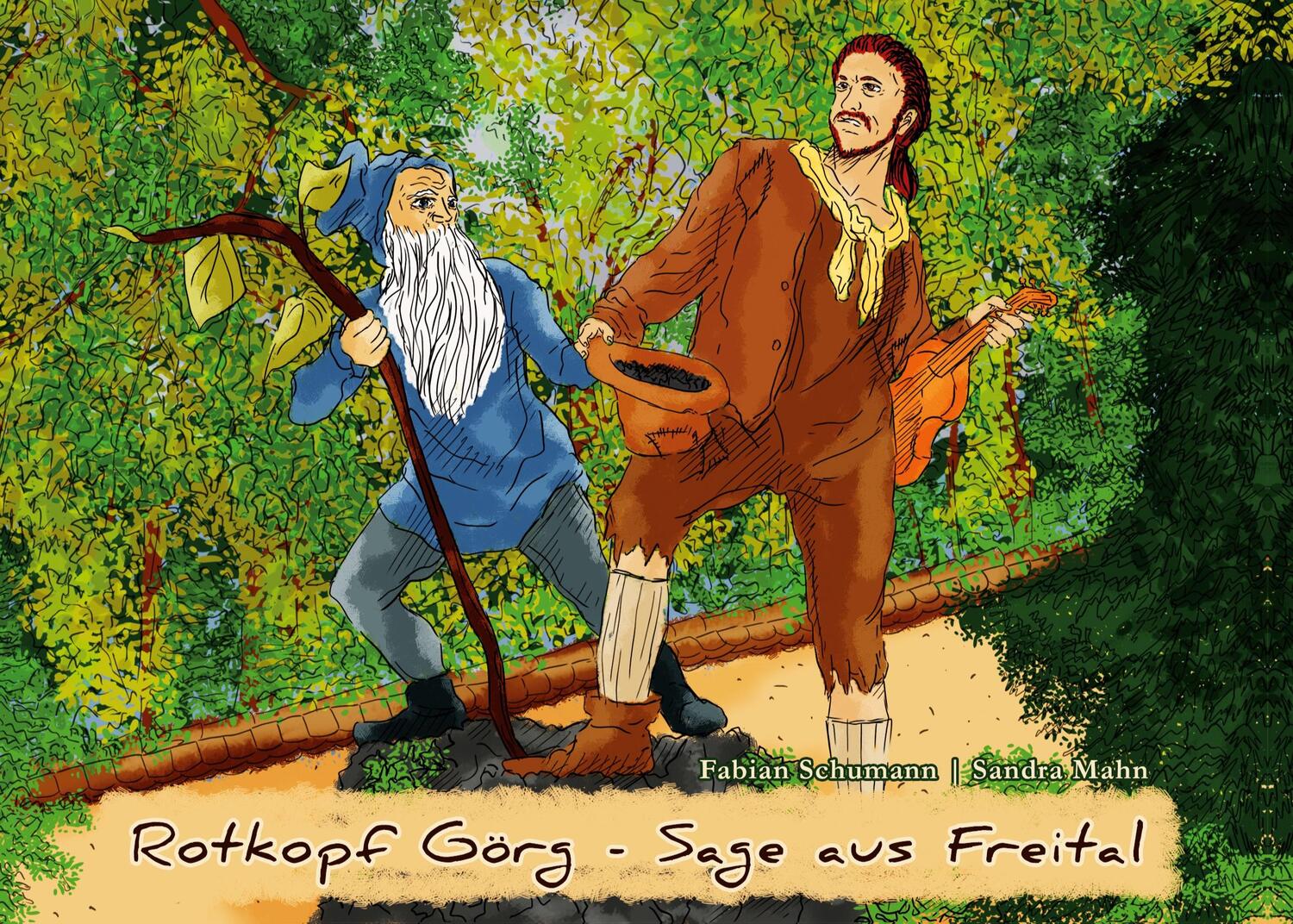 Cover: 9783756857890 | Rotkopf Görg - Sage aus Freital | Der Fiedler von Burgk | Sandra Mahn
